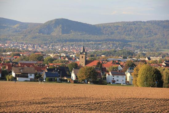 Panorama mit Burgberg