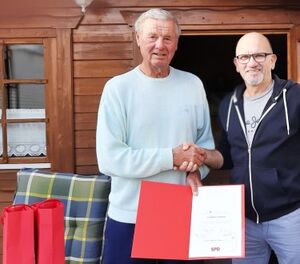 Gerhard Schaub (links) mit Robert Szeltner