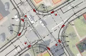 So soll die Kreuzung später aussehen