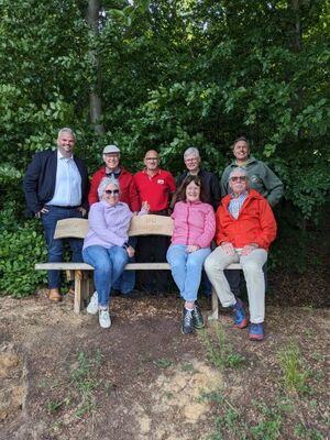 Daniel Jung, Reiner Heine, Dagmar Leise, Robert Szeltner, Berthold Lenz, Helga Heine, Helmut Koch und Jürgen Depenbrock