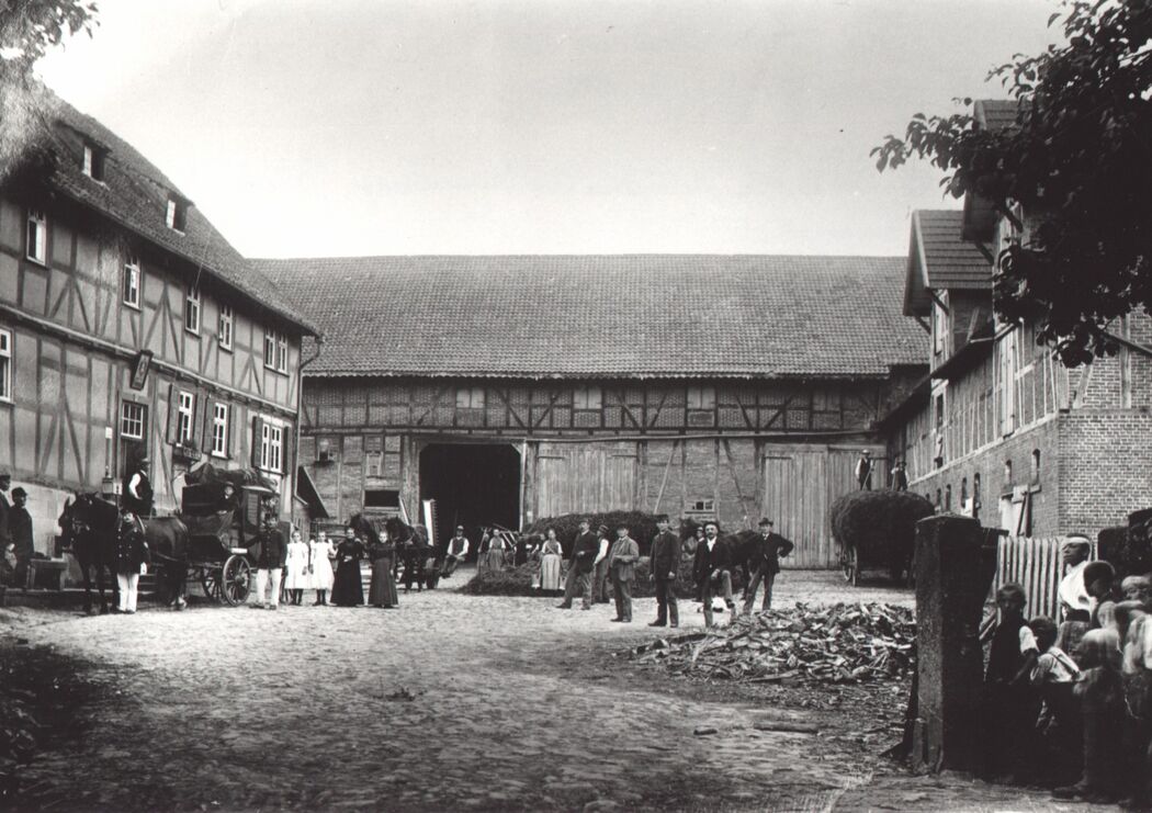 Abfahrt der letzten Postkutsche in 1904