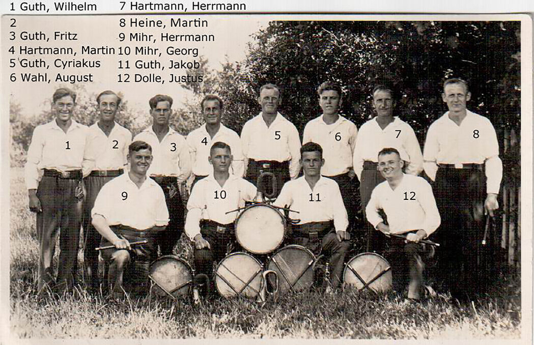 Spielmannszug Großenritte 1930