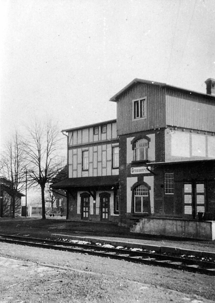 Bahnhof Großenritte (damals)